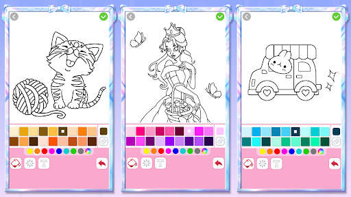 Juegos de pintar princesas screenshot 8