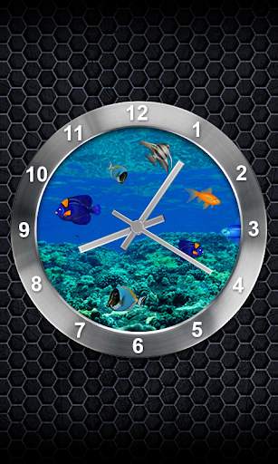 Clock Aquarium Live Wallpaper screenshot 7