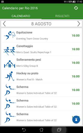 Calendario per Rio 2016 screenshot 6