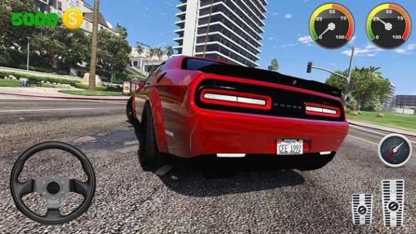Parking Dodge - Challenger Muscle Driving USA screenshot 2