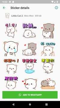 WAStickerApps Cute Cat Stickers screenshot 6