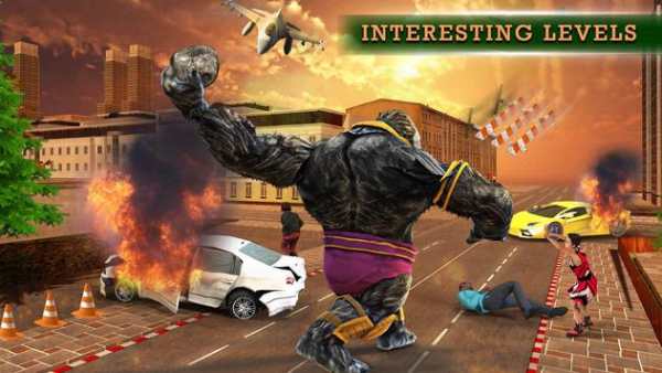 City Smasher Angry Gorilla Simulator: Rampage Game screenshot 1