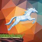 Unicorn Horse Runner logo