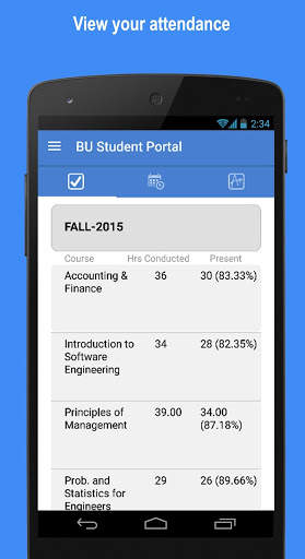 Bu Student Portal screenshot 1