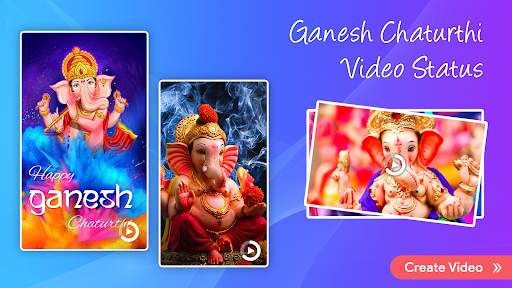 Ganesh Video Maker - Ganesha Chaturthi Video Maker screenshot 1