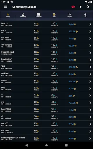 FUTBIN 24 Database & Draft screenshot 9