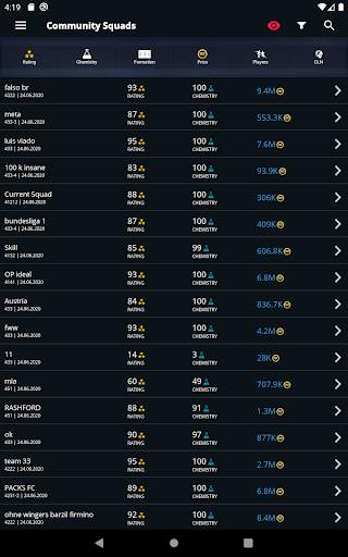 FUTBIN 24 Database & Draft स्क्रीनशॉट 9