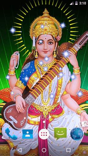 Sarswati Ji Live Wallpaper screenshot 1