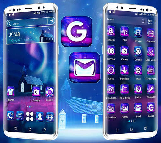 Aurora Dream House Launcher Theme 2 تصوير الشاشة