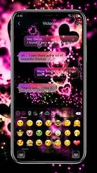 Sparkling Heart - Emoji Keyboard, Free screenshot 4