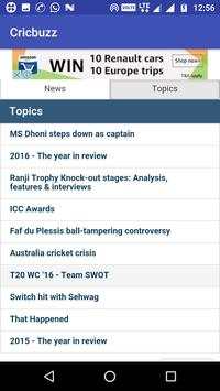Crickbuzz screenshot 3