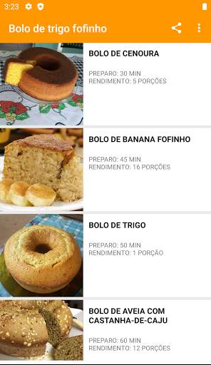 Bolo de trigo fofinho screenshot 6