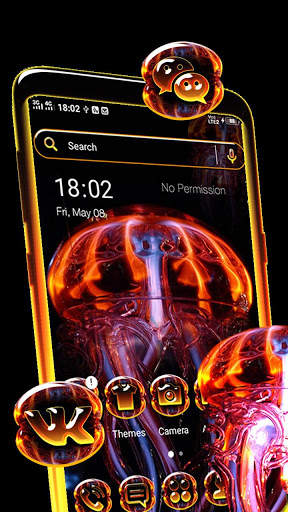 Jellyfish Launcher Theme screenshot 1