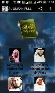 Al Qur an fuul with mp3 скриншот 1