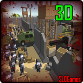 Block Of Zombies CraftWar Free icon