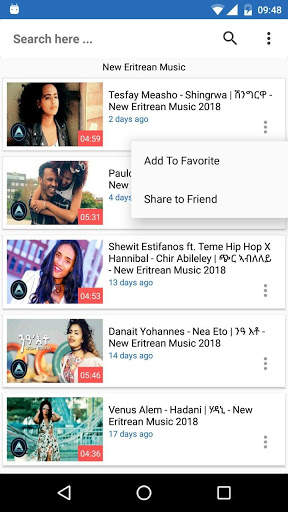 Eritrean Music Videos screenshot 4