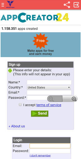 Appcreator24 / অ্যান্ড্রয়েড অ্যাপ্লিকেশন তৈরি screenshot 5