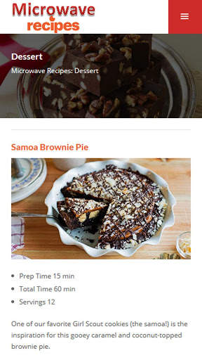 Microwave Recipes screenshot 2