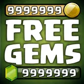 Gems for Clash of clans icon