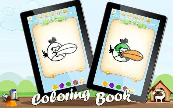 Coloring Angry Birds screenshot 6