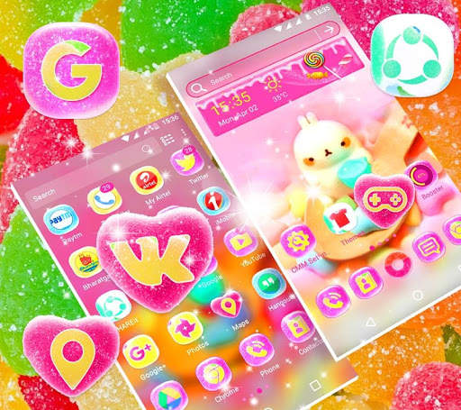 Candy Launcher Theme screenshot 3