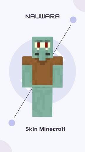 Skin Squidward for Minecraft P screenshot 1