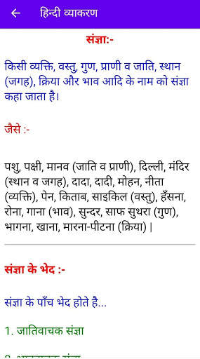 हिंदी भाषा (व्याकरण) скриншот 1