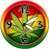 Weed Analog Clock Widget أيقونة