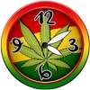Weed Analog Clock Widget on 9Apps