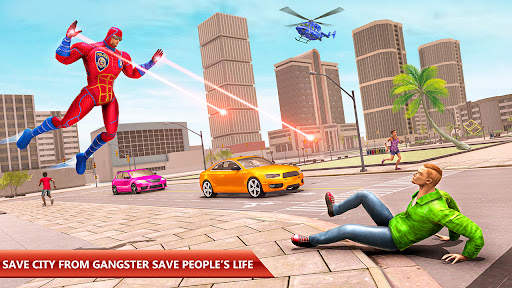 Police Robot Rope Hero Game 3d 1 تصوير الشاشة