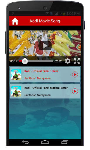 Kodi Tamil Movie Songs screenshot 5