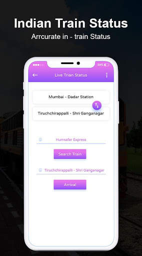 Live Rail Enquiry - PNR Status, Live Train Status screenshot 2