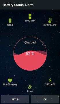 Battery Status Alarm screenshot 1