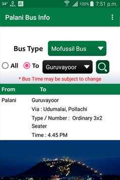 Palani Bus Info screenshot 8