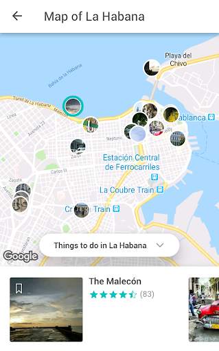 La Habana Travel Guide in english with map screenshot 5