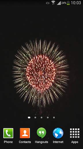 Fireworks Live Wallpaper HD 3 screenshot 5