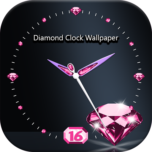 Diamond clock wallpaper icon
