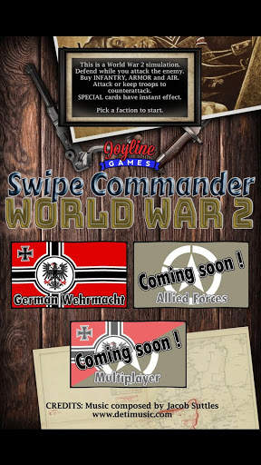 Swipe Commander: World War 2 screenshot 2