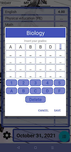 My Grades - School Timetable screenshot 4