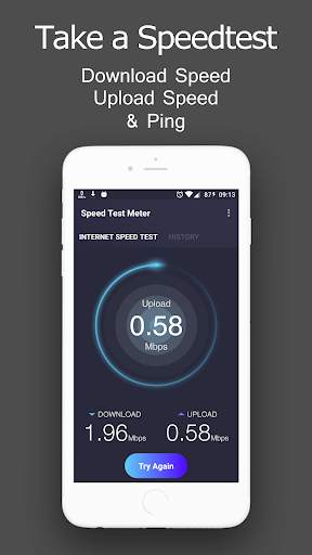 SpeedTest Lite: Internet Speed Meter screenshot 1