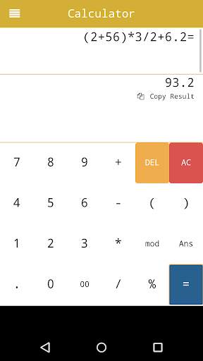 Calculator screenshot 1
