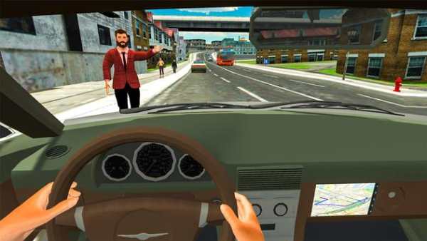 City Taxi Driver 2018: Car Driving Simulator Game screenshot 2