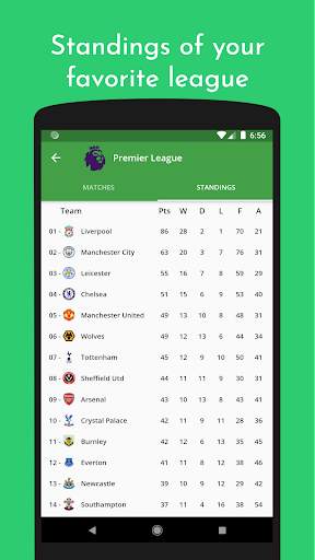 FootScores - Live football scores screenshot 4