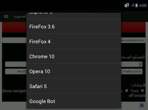 Proxy Browser screenshot 2