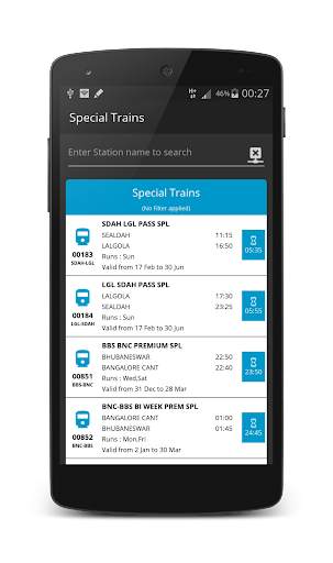 Indian Train Status Companion screenshot 2