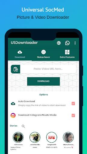 Universal SocMed - Pengunduh Video Sosial Media screenshot 1