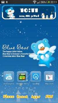 Blue bear Go launcher theme screenshot 3