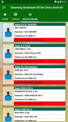 Elearning Madrasah screenshot 1