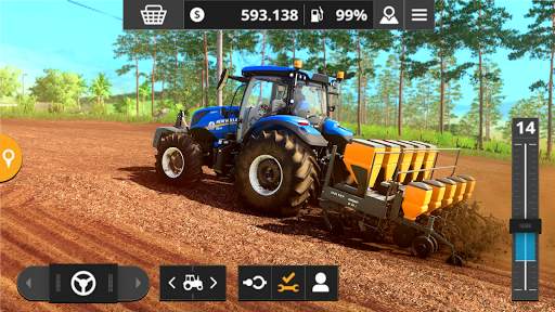 Jogo de Tractor Farming Simulator 2020 Android BR screenshot 2