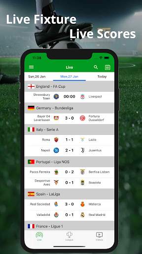 365 Football - Live Fixtures & Scores screenshot 1